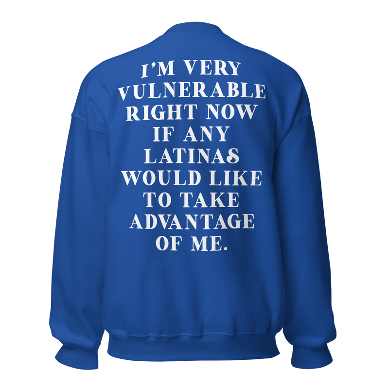 Vulnerable Man Unisex Sweatshirt