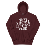 Anti Social Lifting Club Unisex Hoodie