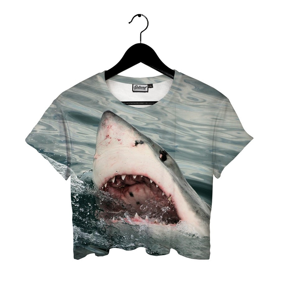 Shark Crop Tee