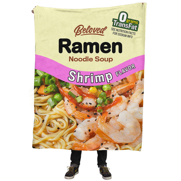 Shrimp Ramen Blanket
