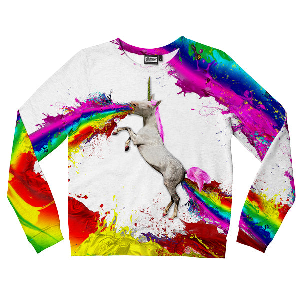 Unicorn Spew Kids Sweatshirt