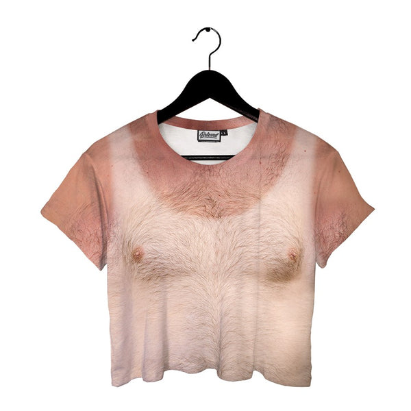 Tan Lines Sexy Chest Crop Tee