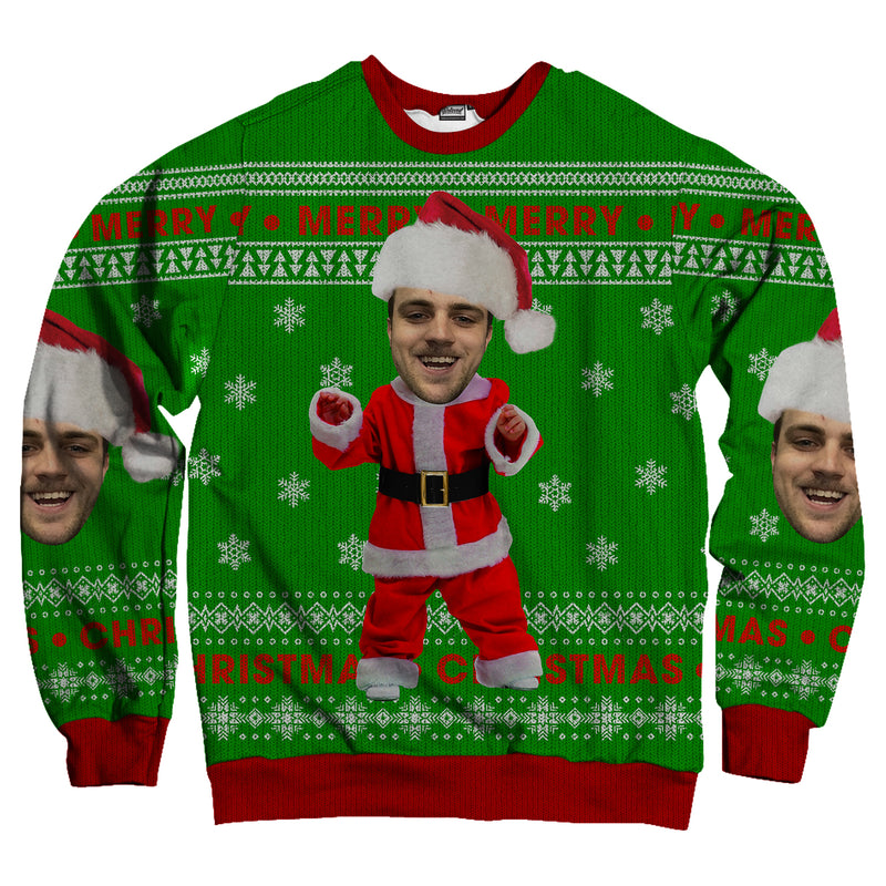 Custom Christmas Santa Unisex Sweatshirt