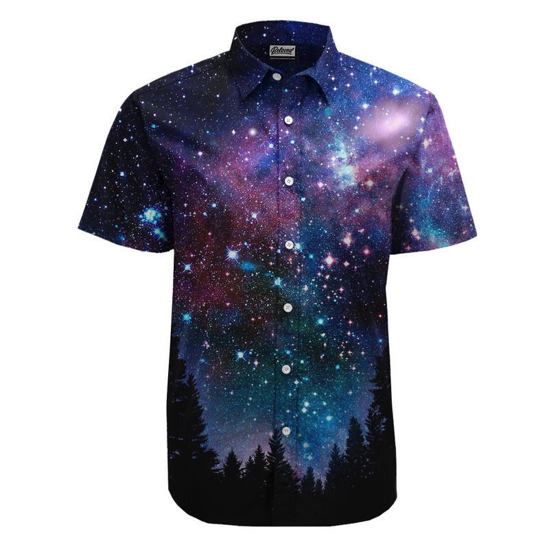 Galaxy Forest Button Up
