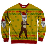Custom Christmas Reindeer Unisex Sweatshirt
