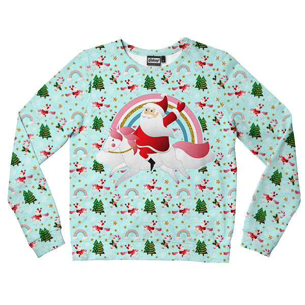 santa-unicorn-christmas-land-kids-sweatshirt