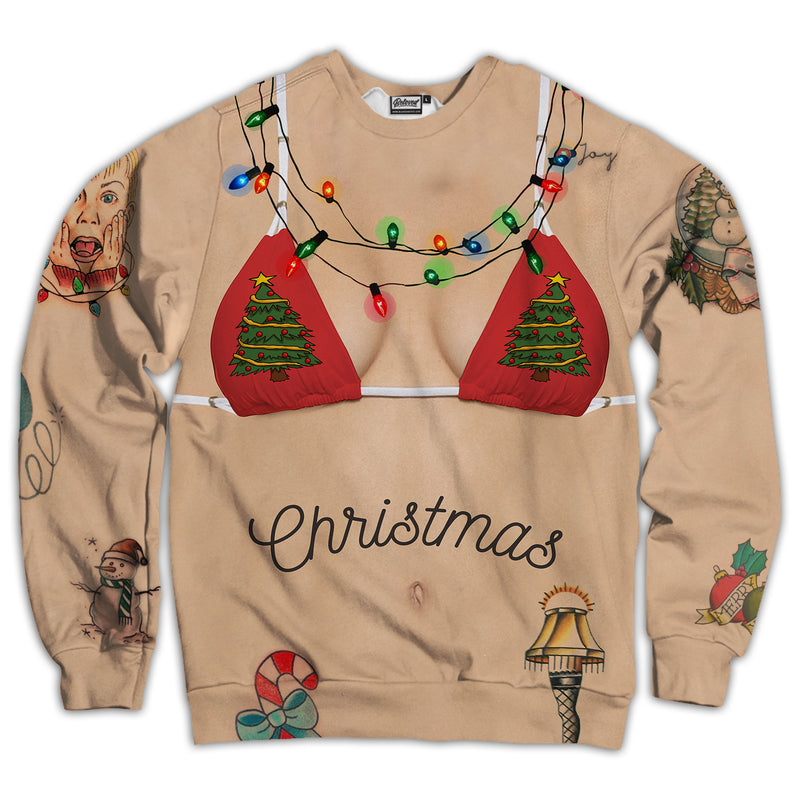 Sexy Christmas Chick Unisex Sweatshirt