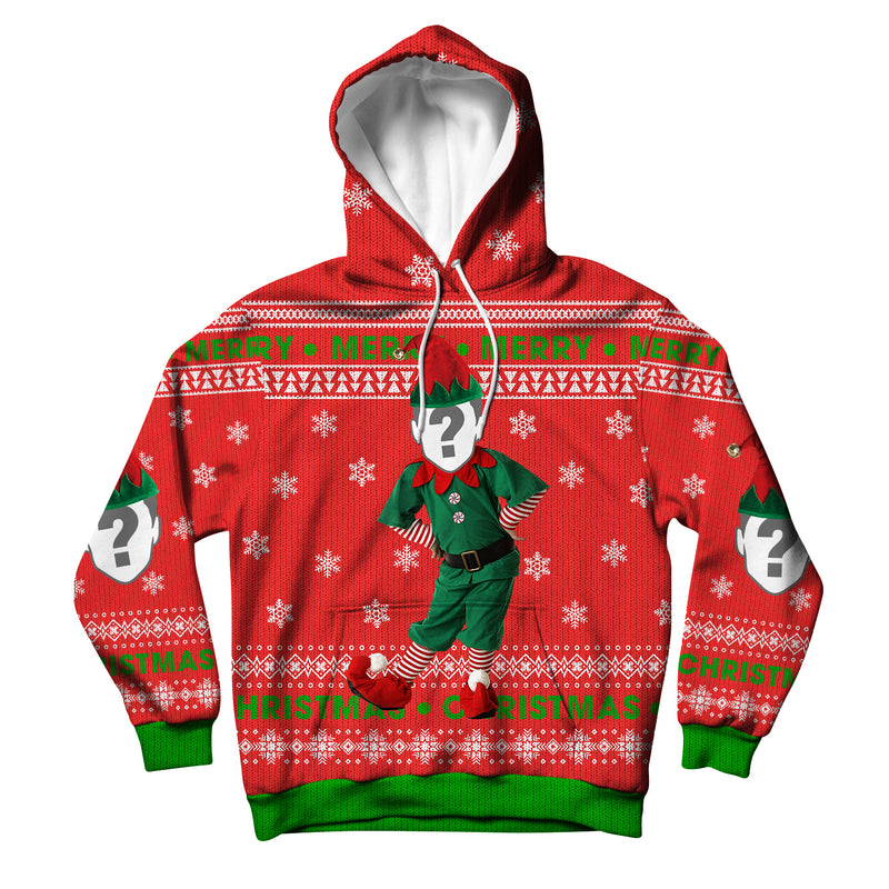 Custom Christmas Elf Unisex Hoodie