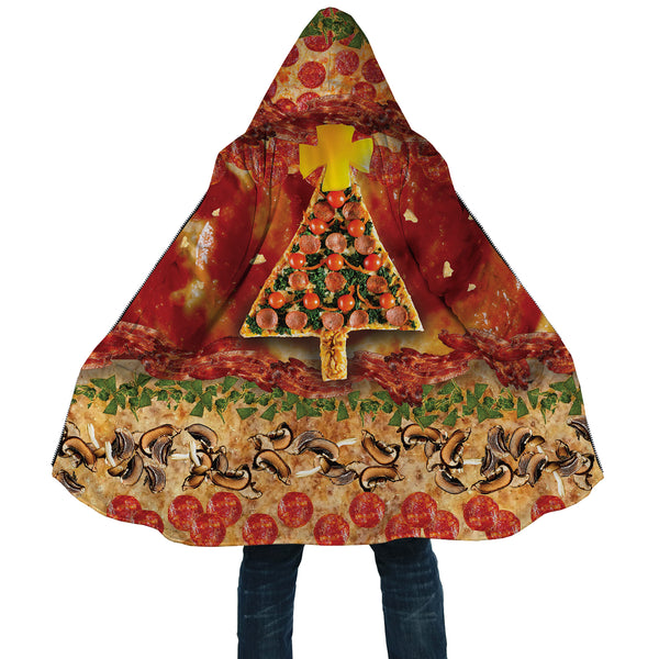 Pizza Christmas Tree Cloak
