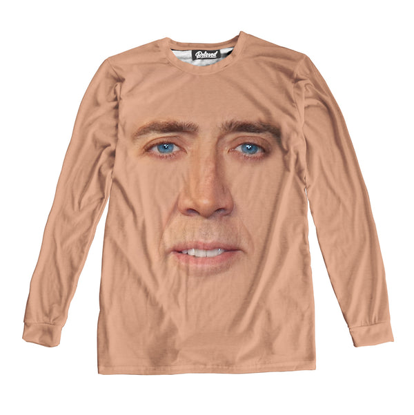 Cage Face Unisex Long Sleeve Tee
