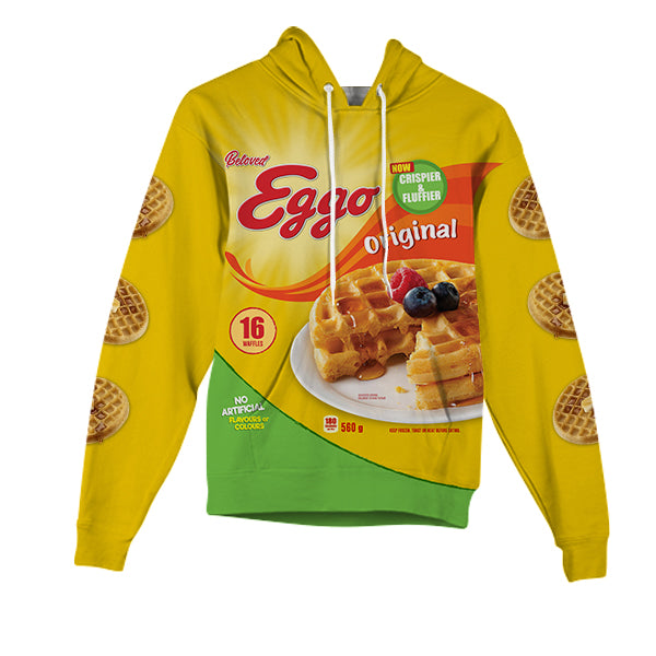 Beloved Eggo Waffles Kids Hoodie