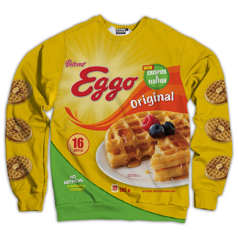 Beloved Eggo Waffles Unisex Sweatshirt