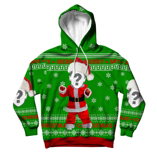 Custom Christmas Santa Unisex Hoodie