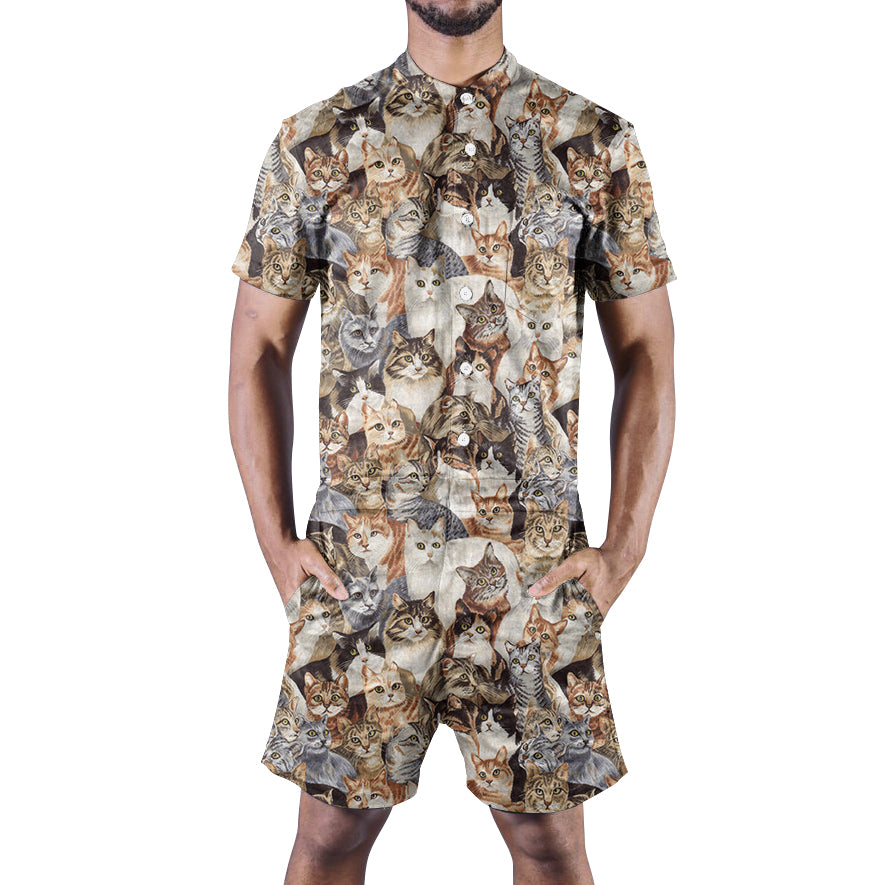 Cats Men's Romper – Beloved Shirts