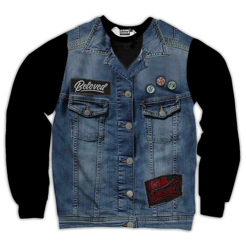 Denim Vest Unisex Sweatshirt