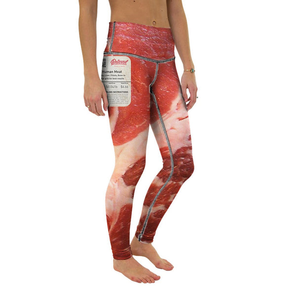 Human Meat Yoga Pants