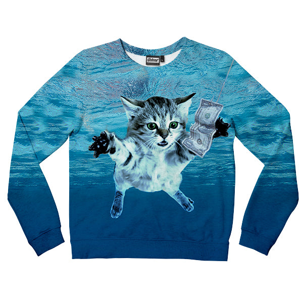 Nirvana Cat Kids Sweatshirt