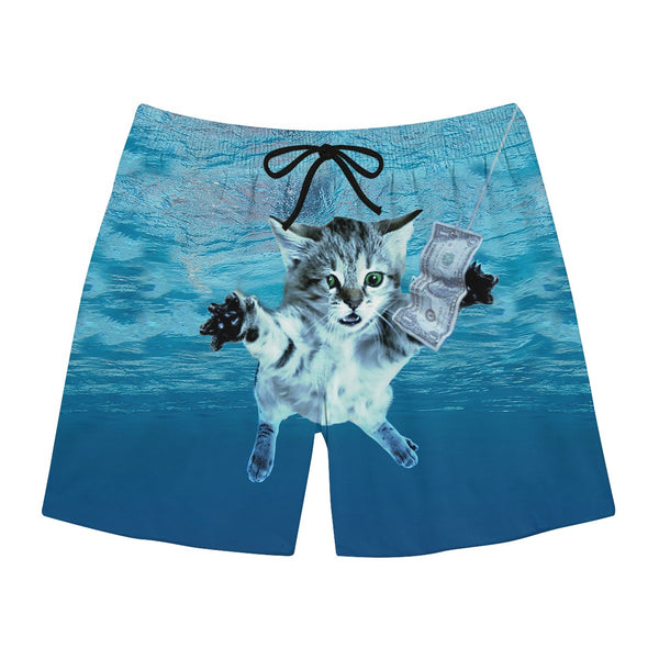 Nirvana Cat Swim Trunks