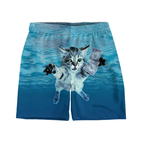Nirvana Cat Weekend Shorts