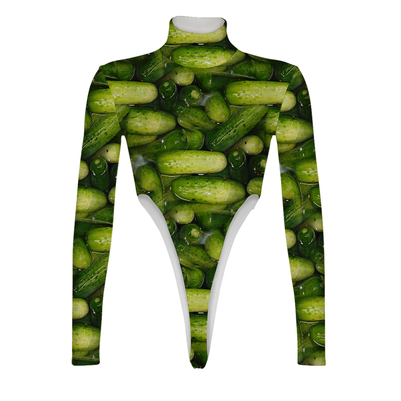 Pickles Turtleneck Long Sleeve Jumpsuit