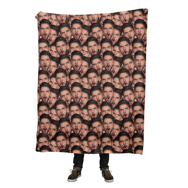 All Over Face Custom Blanket
