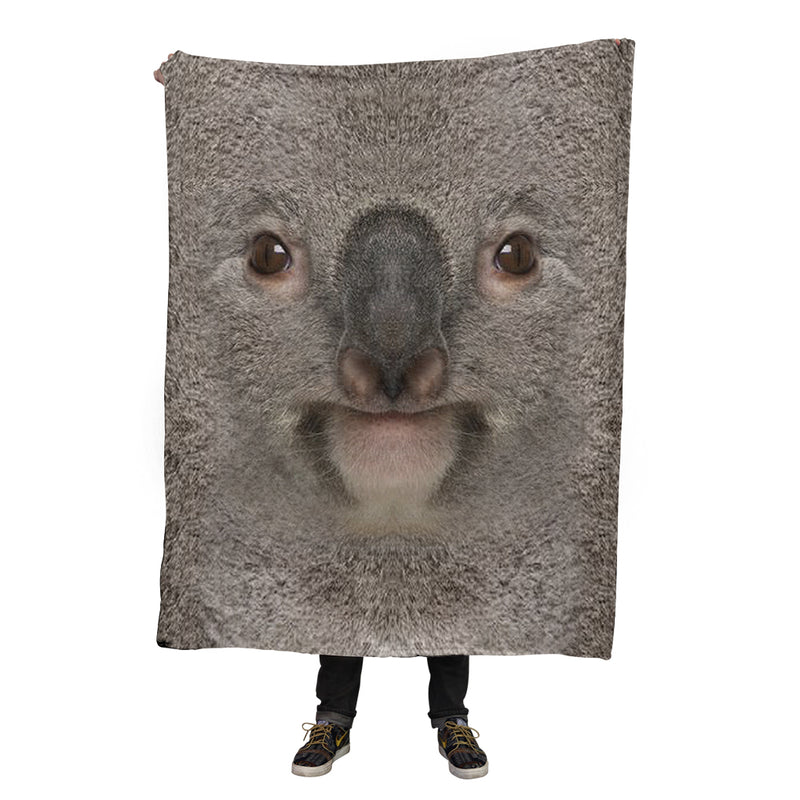 Koala Face Blanket