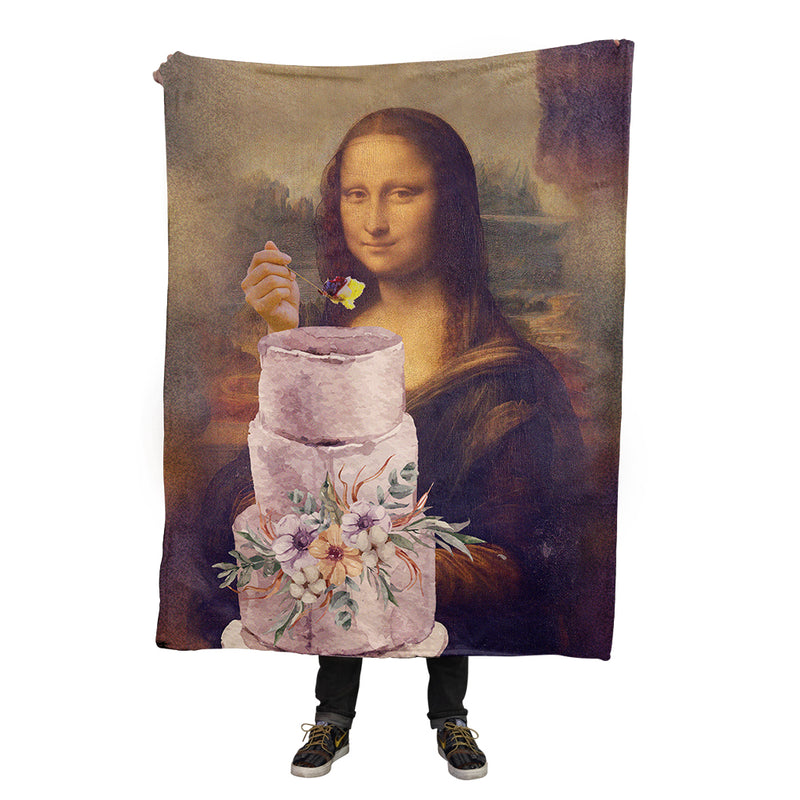 Mona Lisa Cake Blanket