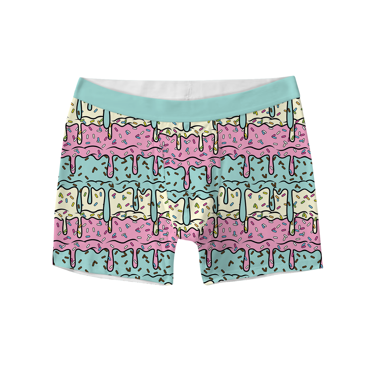 Ice Cream Drip Men's Boxer Brief