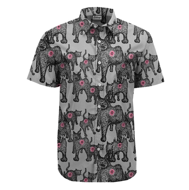 Cat Butts Button Up