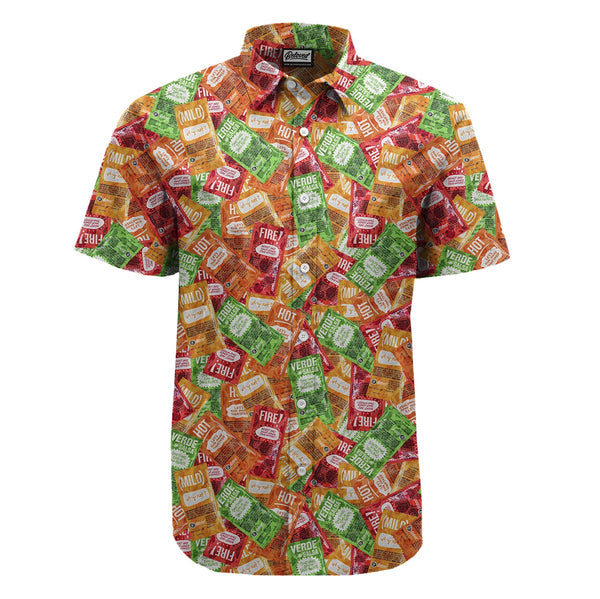 Sauce Packet Short Sleeve Button Up Shirt