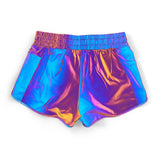 Women's Rainbow Reflective Shorts