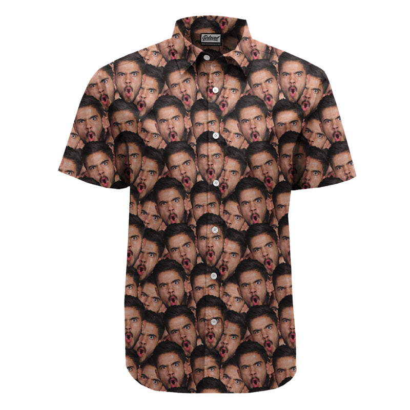 All Over Face Custom Button Up