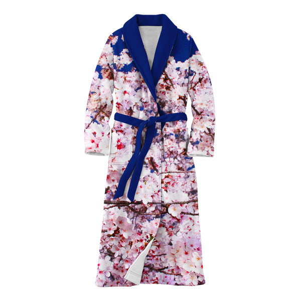 Sakura Blossom Fleece Robe