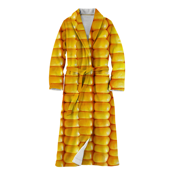 Corn Cob Fleece Robe