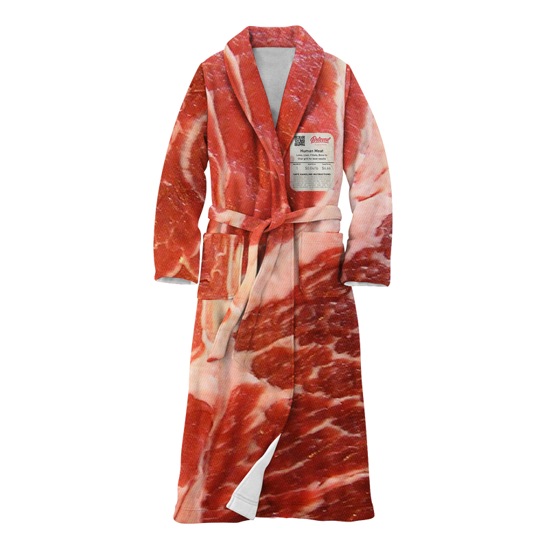 Human Meat Fleece Robe