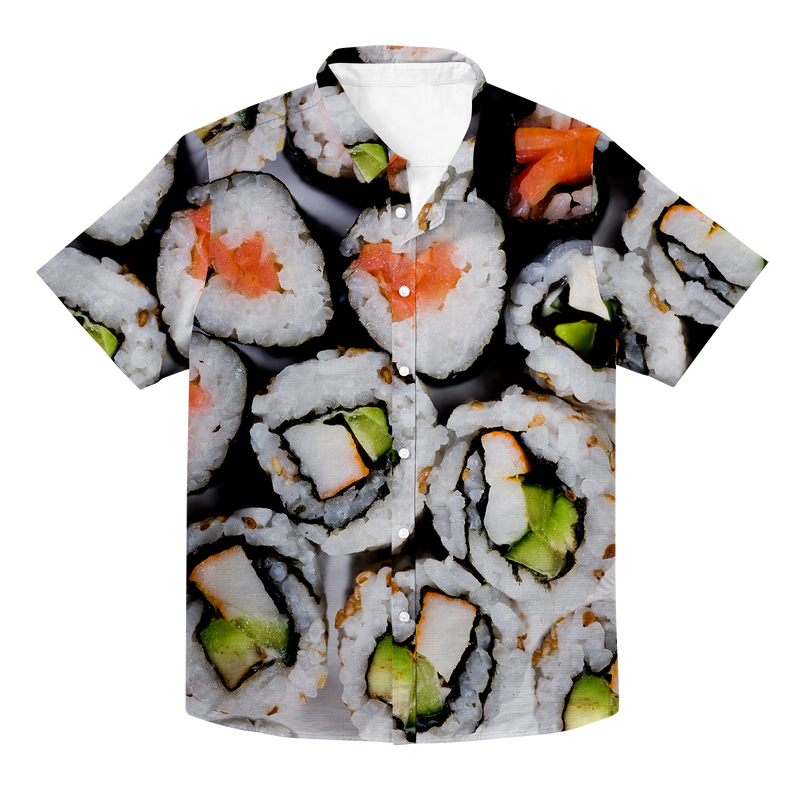 Sushi Hawaiian Button Up