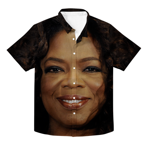 Oprah Hawaiian Button Up