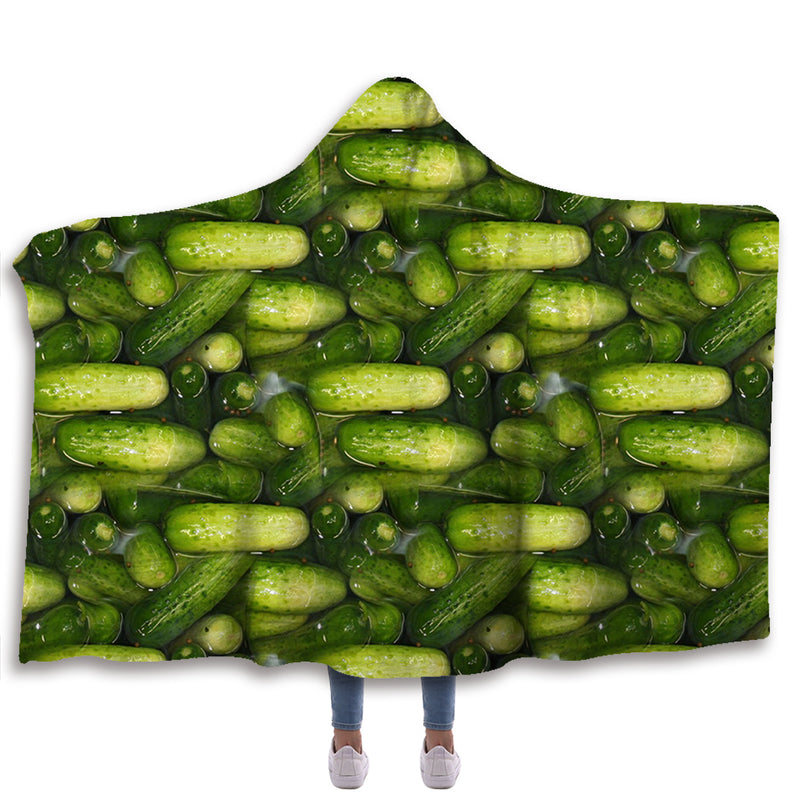 Pickles Hooded Blanket