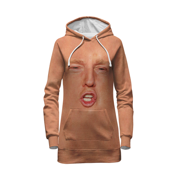 Trump Face Hoodie Dress