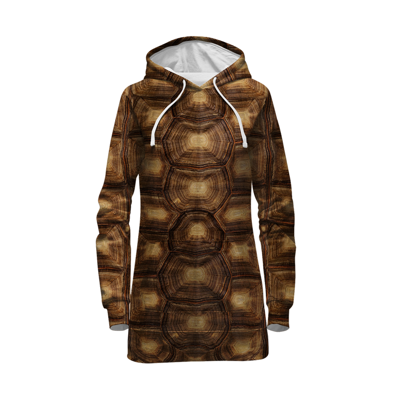 Turtle Shell Hoodie Dress