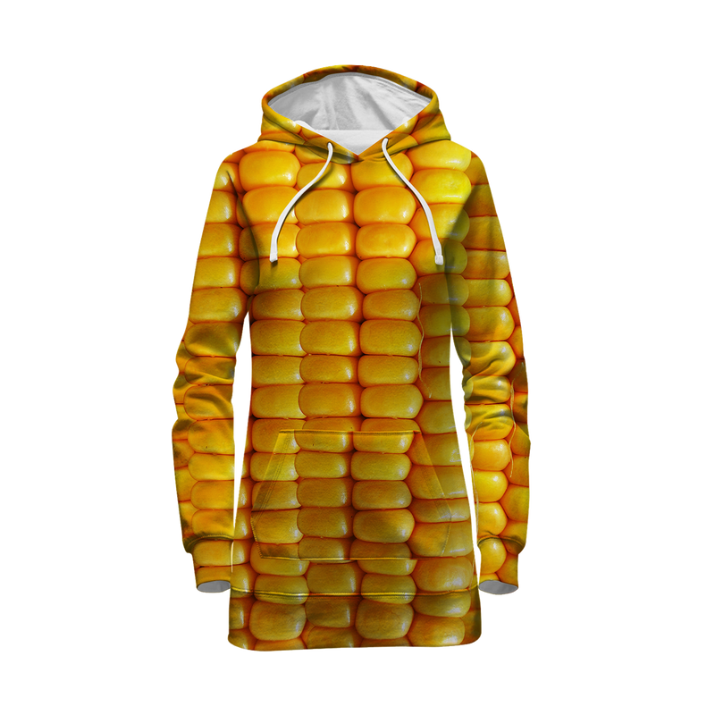 Corn Cob Hoodie Dress