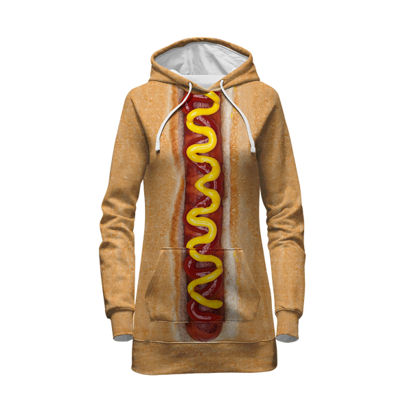 Hotdog Hoodie Dress