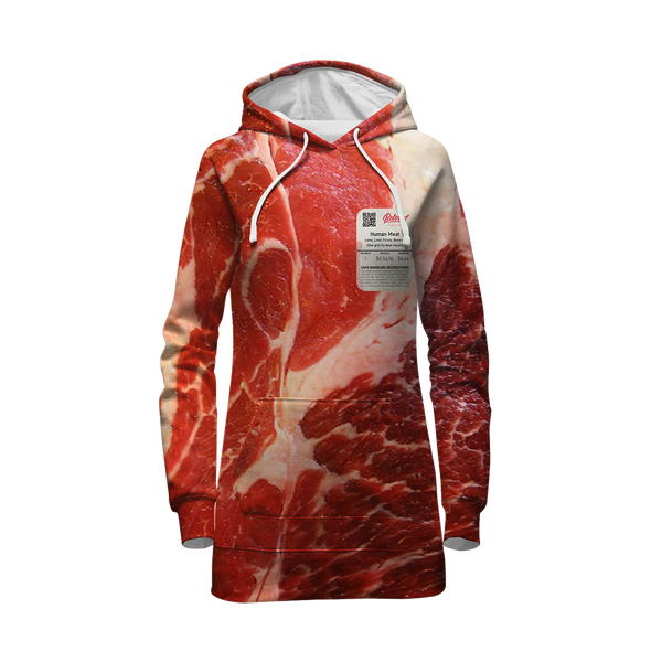 Human Meat Hoodie Dress
