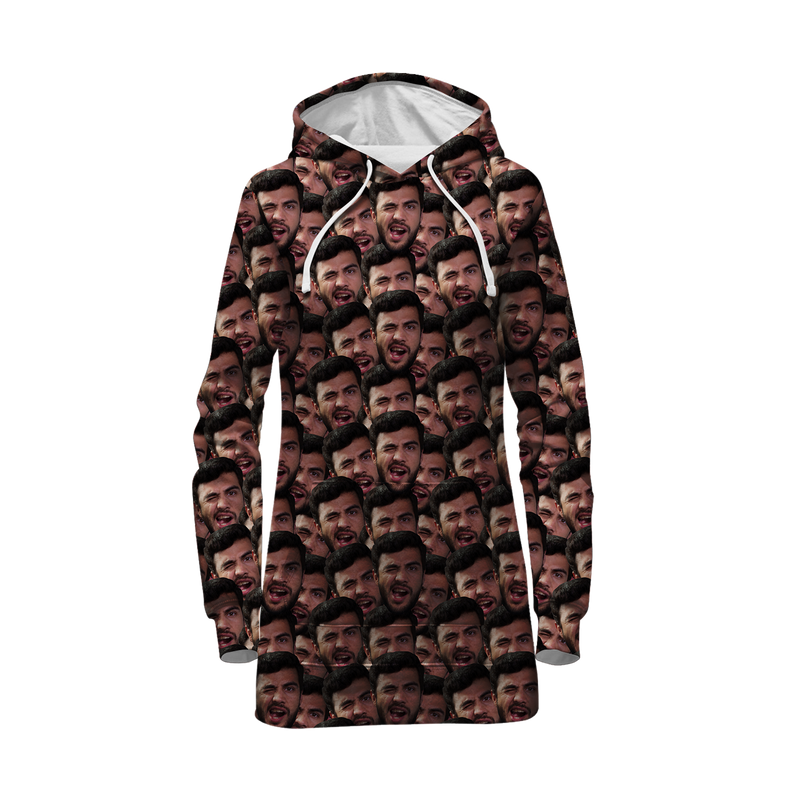 All Over Face Custom Hoodie Dress Beloved Shirts