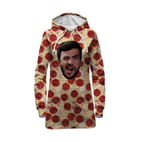 Pizza Custom Hoodie Dress