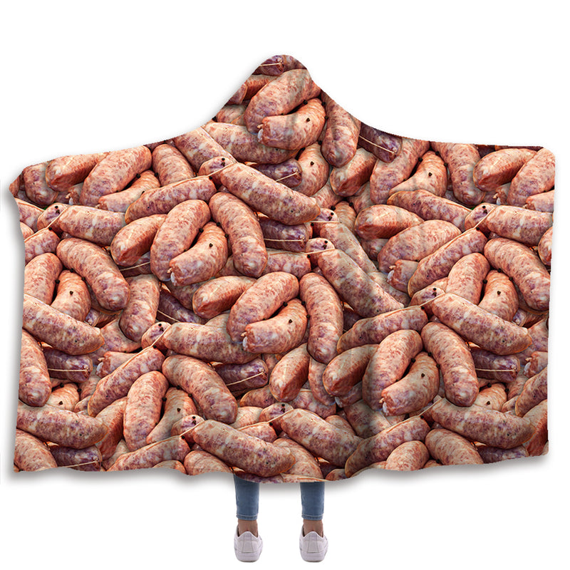 Sausage Party Hooded Blanket