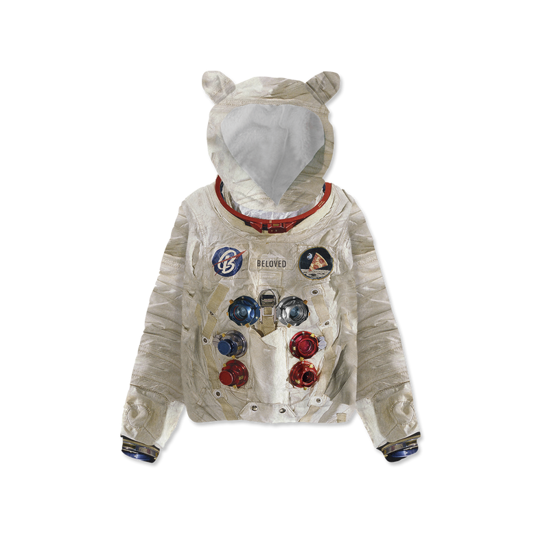 Astronaut Suit Kids Fleece Sweatshirt