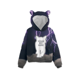 Lightning Pet Custom Kids Fleece Sweatshirt with Ear