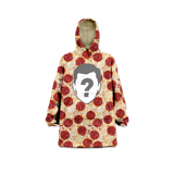 Pizza Custom Kids Blanket Hoodie
