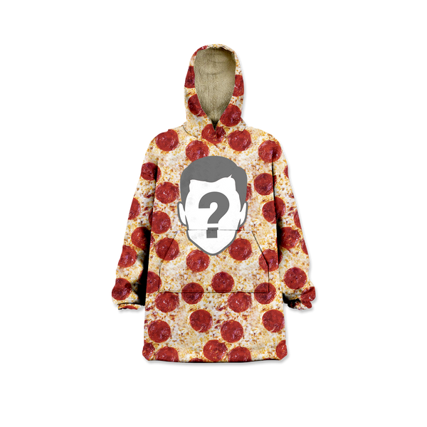 Pizza Custom Kids Blanket Hoodie